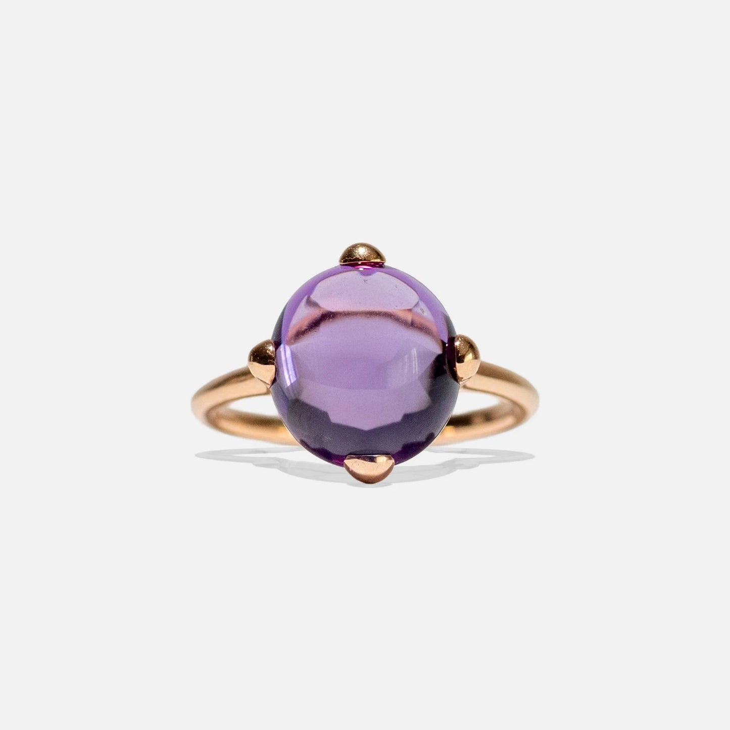 Ring mit Amethyst – 18K Gelbgold