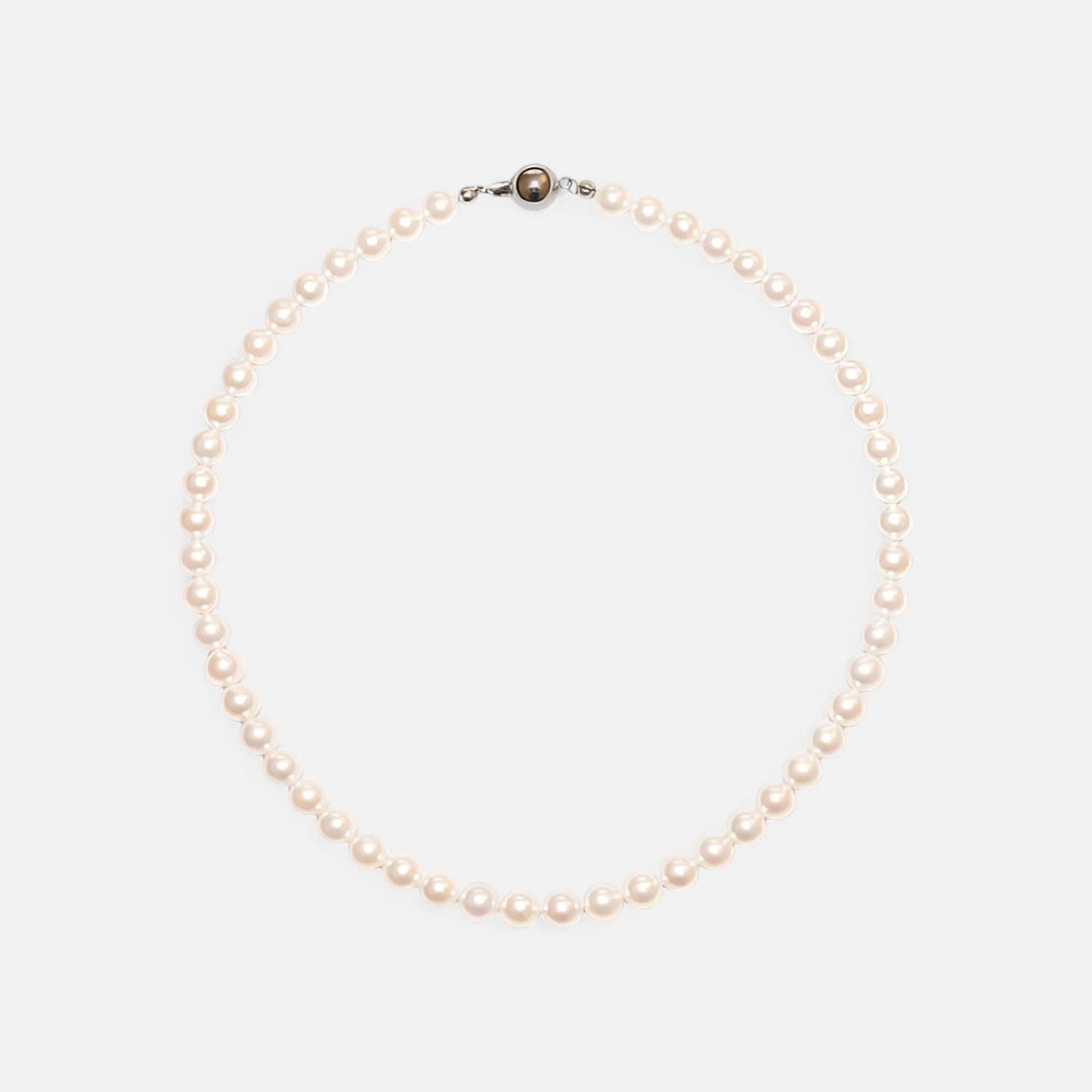 Akoya-Perlenkette mit 14K Weißgold-Kugelverschluss
