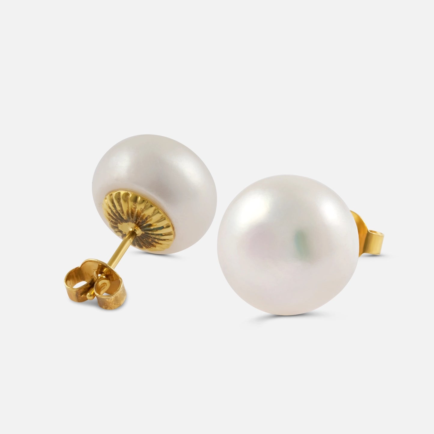 Ohrstecker mit Süsswasserperle – Silber