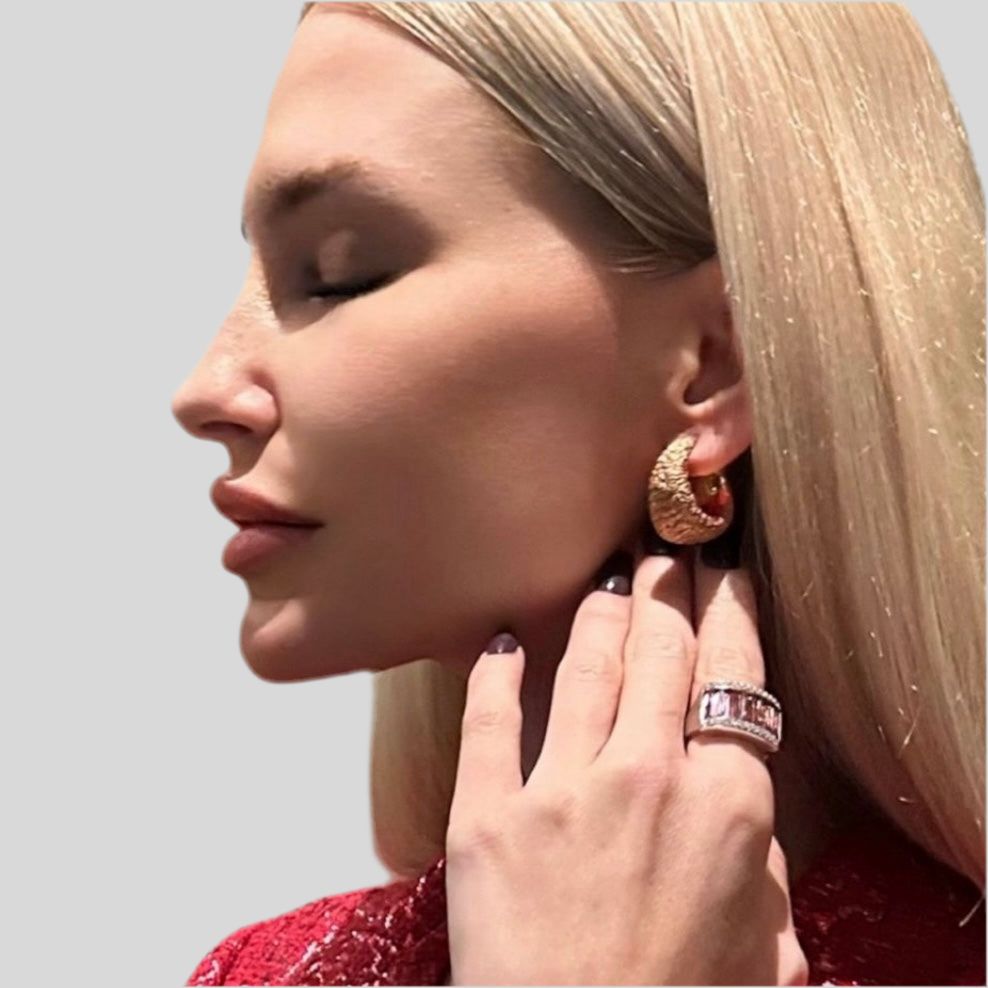 Statement-Ring mit Pinkturmalin & Brillanten – Glamour Pur