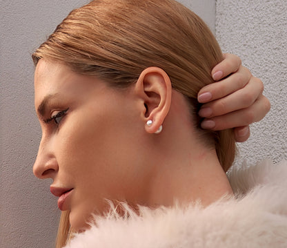 Zuchtperlen-Ohrstecker in 585er Gold – Zwei Seiten, ein Statement