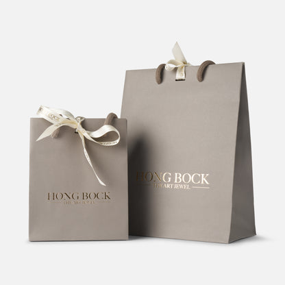 Dreireihige Design-Kette mit Magnesit-Türkis & Bambuskorallen