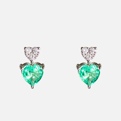 Design-Ring aus 18K Weißgold mit Smaragd & Brillanten