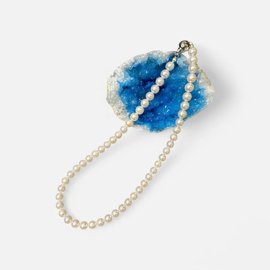 Akoya-Perlenkette mit 14K Weißgold-Kugelverschluss