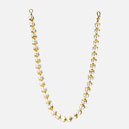 Vergoldete Kette mit Bergkristall – Klassische Eleganz