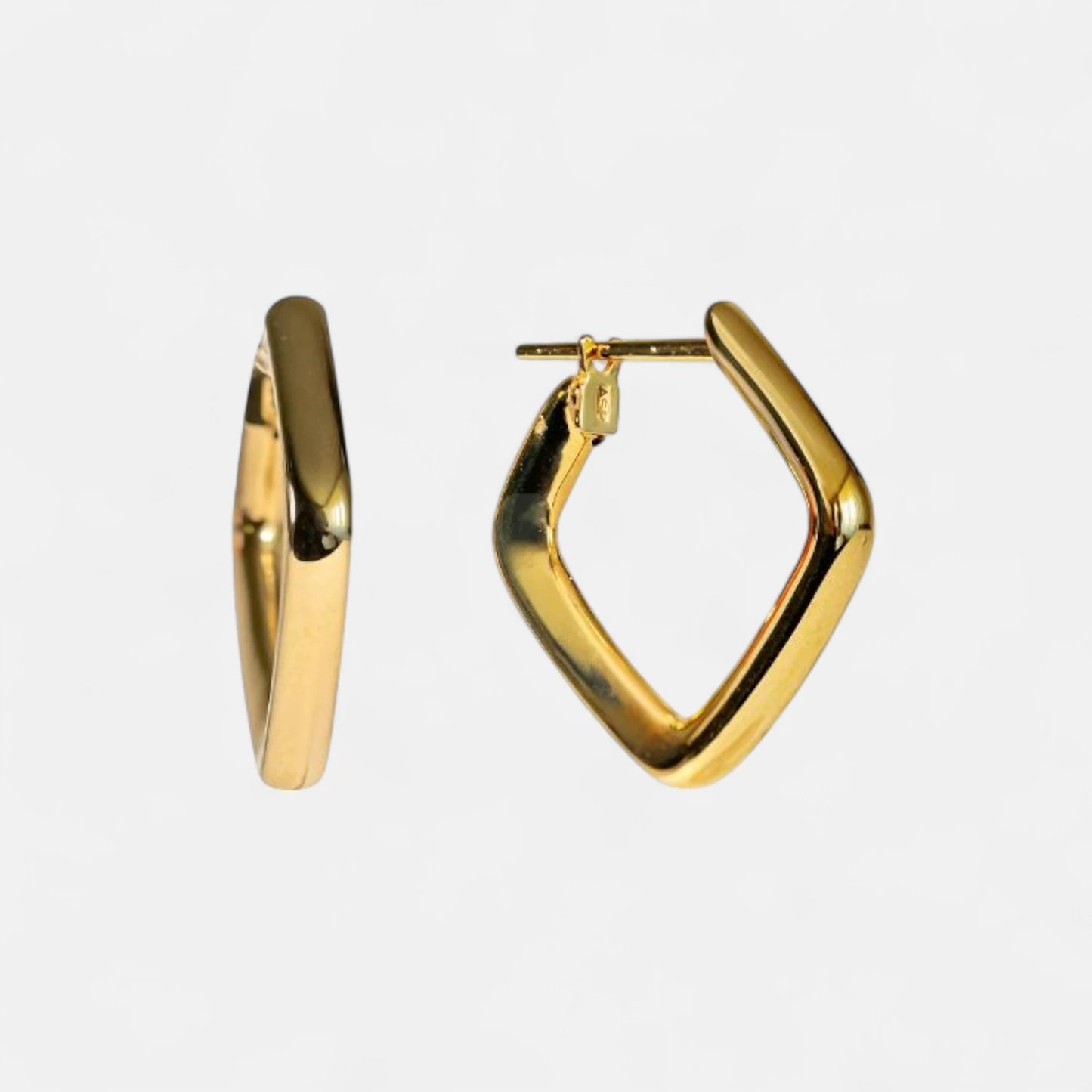 Kleo-Ohrringe aus 18K Gelbgold – Minimalistisches Design