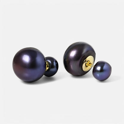 Zuchtperlen-Ohrstecker in 585er Gold – Zwei Seiten, ein Statement