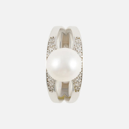 Silberring mit Perle – Schlichte Raffinesse