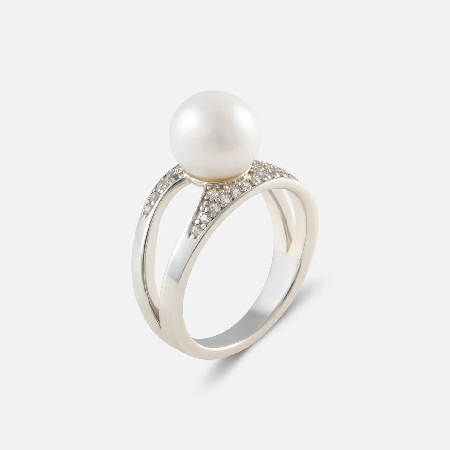 Silberring mit Perle – Schlichte Raffinesse