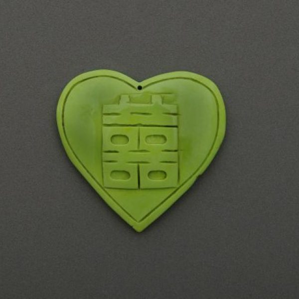 Herz Anhänger grün-15