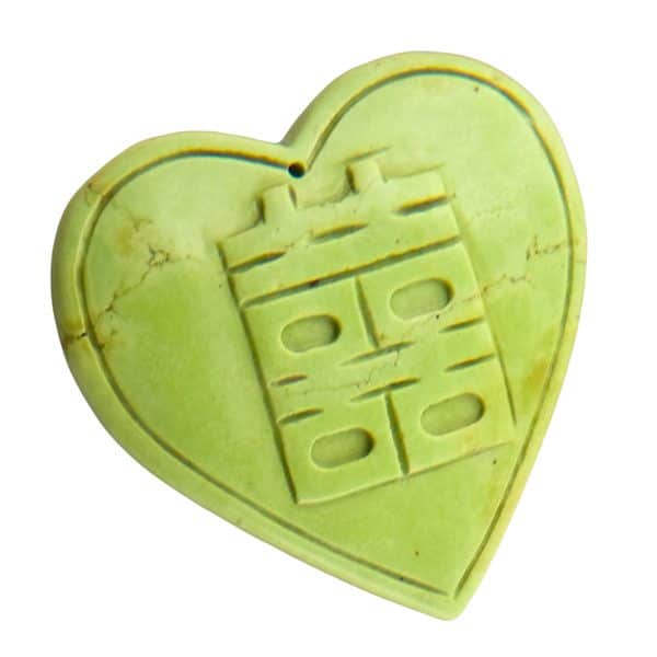 Herz Anhänger grün-0