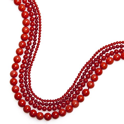 HONG BOCK-Bamboo coral 2mm in red