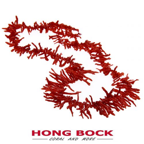 HONG BOCK-Coral branches necklace red