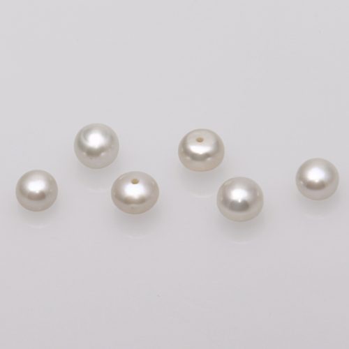 Süßwasser Perlen lose weiß, Perlen Größe ca. 5 mm