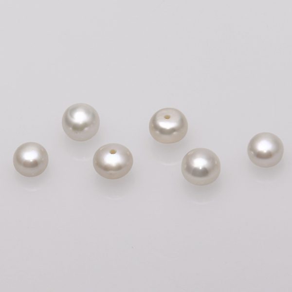 Süßwasser Perlen lose weiß, Perlen Größe ca. 5 mm-0