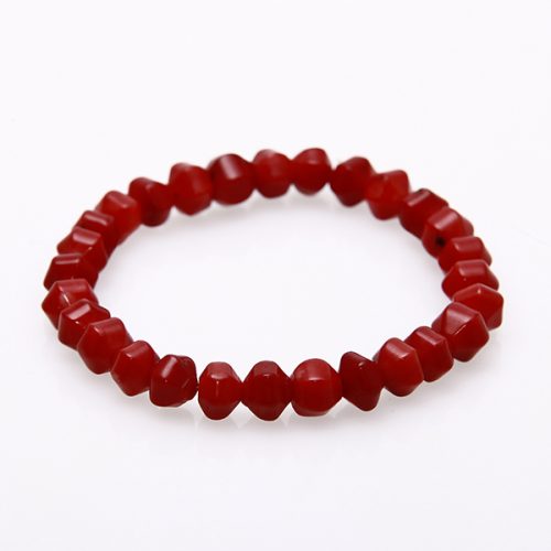 HONG BOCK-Bamboo coral bracelet red