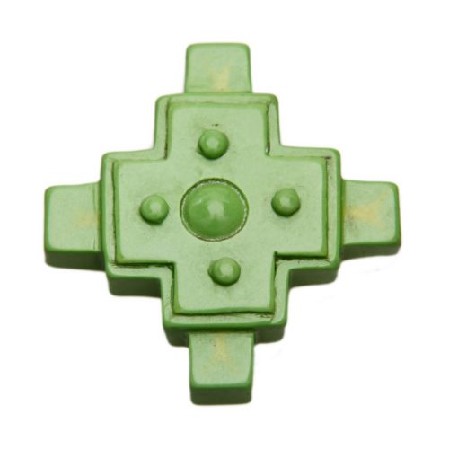 HONG BOCK-Magnesit Kreuz grün