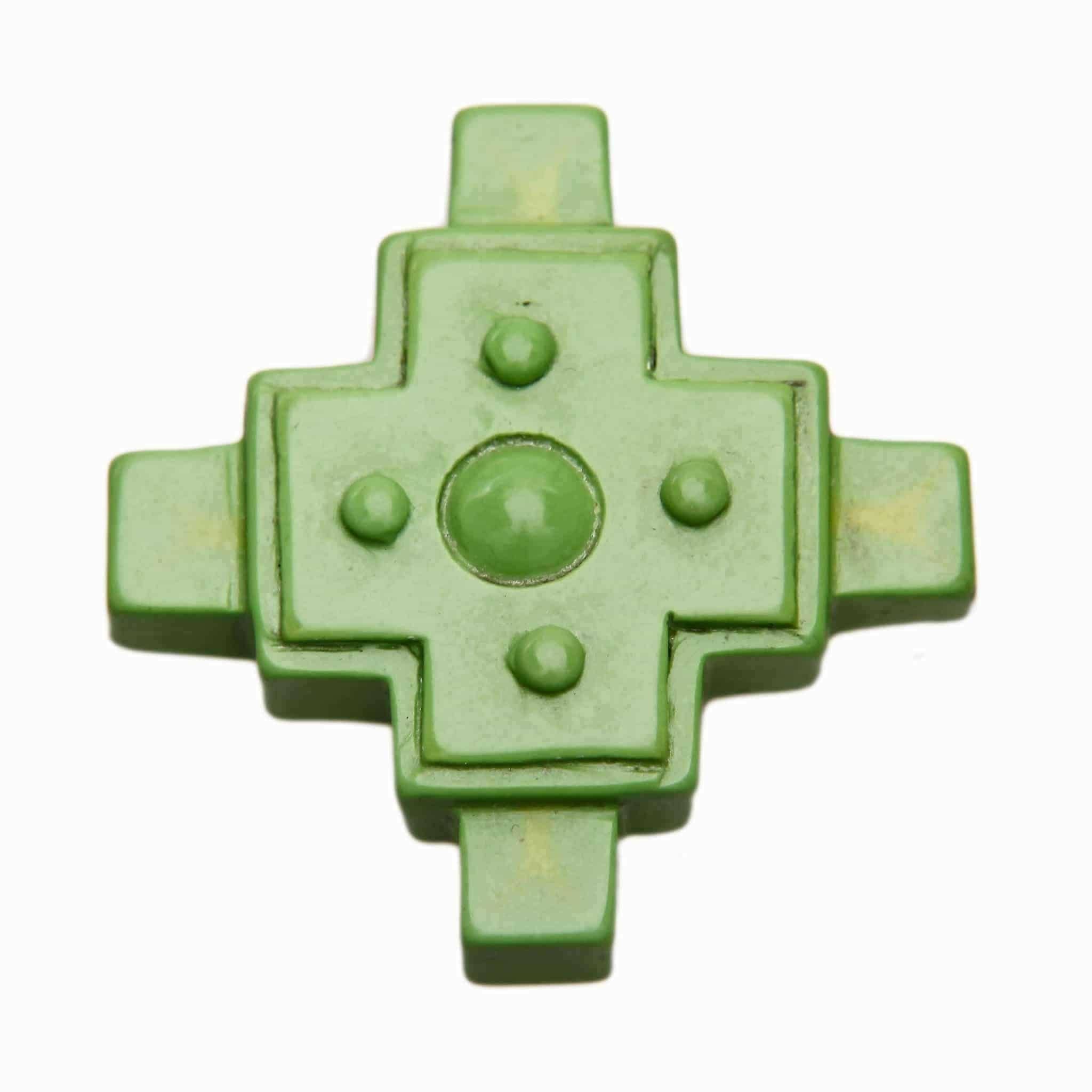 HONG BOCK-Magnesit Kreuz grün-0