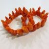 Bambuskorallen Schildkröten Armband Orange-967