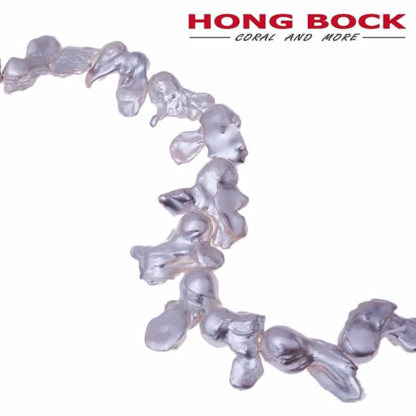 Süßwasser Perlen Kette in Barock-0