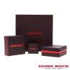 HONG BOCK-Design - Ensemble aus lachsroter Bambuskorallenkette mit passendem Armband-2601