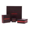 HONG BOCK-Design -Ohrringe aus roten Achat und schwarze Onyx-2678