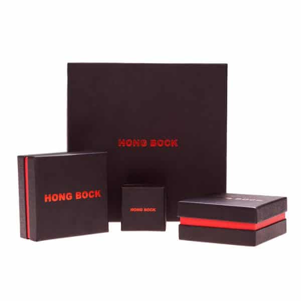 HONG BOCK- Design Ohrringe in gold und rote Achat in 70mm lang-2655