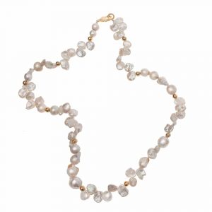 HONG BOCK-Design Perlen Kette in 80cm lang