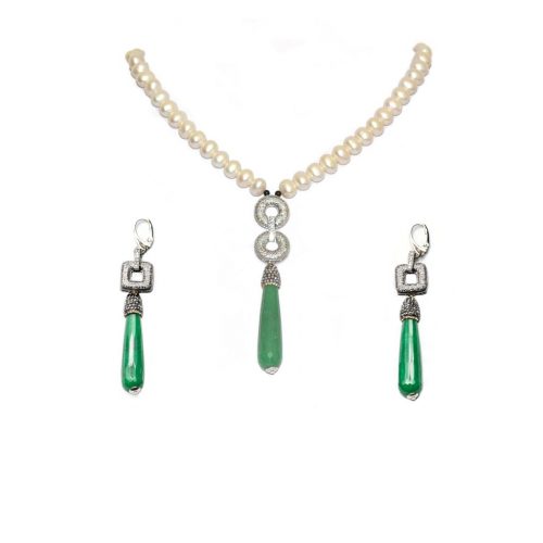 HONG BOCK design set / necklace + earrings